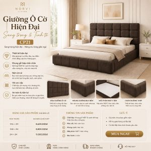 Giường Ô Cờ Hiện Đại