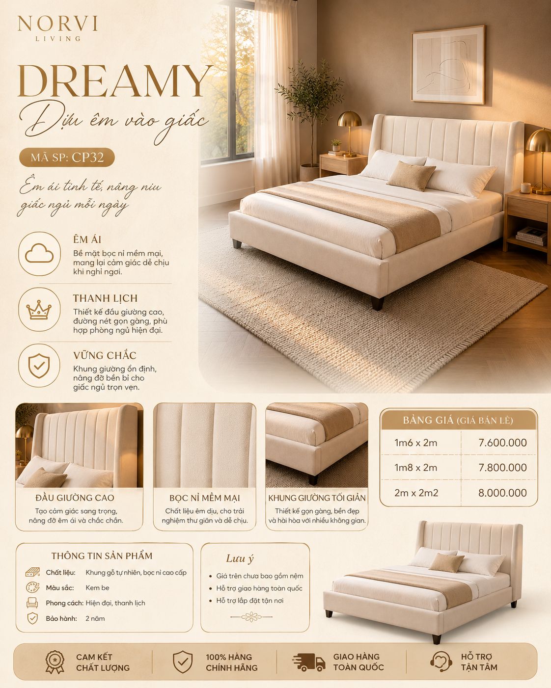 Giường Dreamy - Image 2
