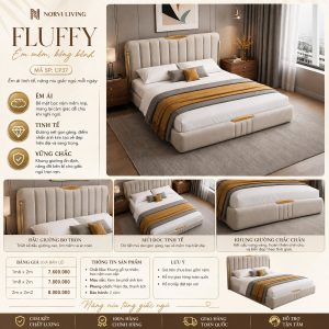 Giường Fluffy - NORVI Living