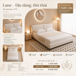 Giường Lune - NORVI Living