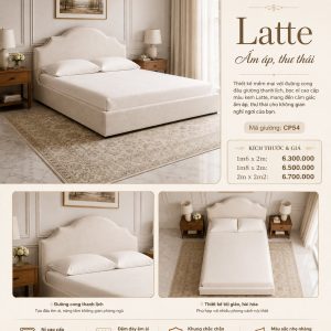 Giường Latte - NORVI Living